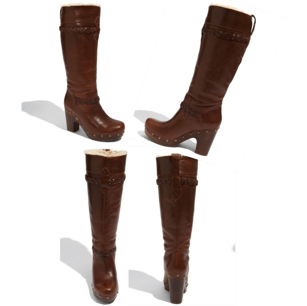 UGG Australia Savanna leather studded boots Size 9